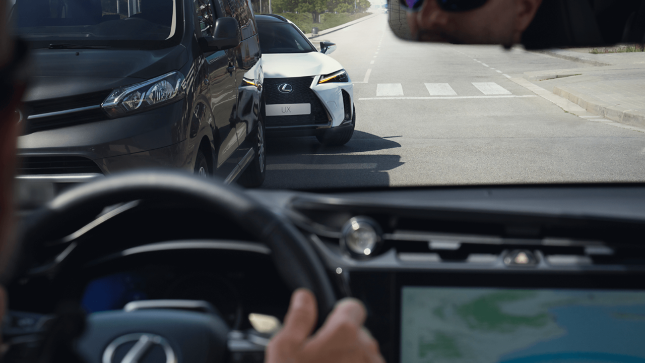 Lexus UX's touch pad 